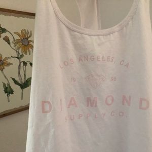 DIAMOND racer back tank top